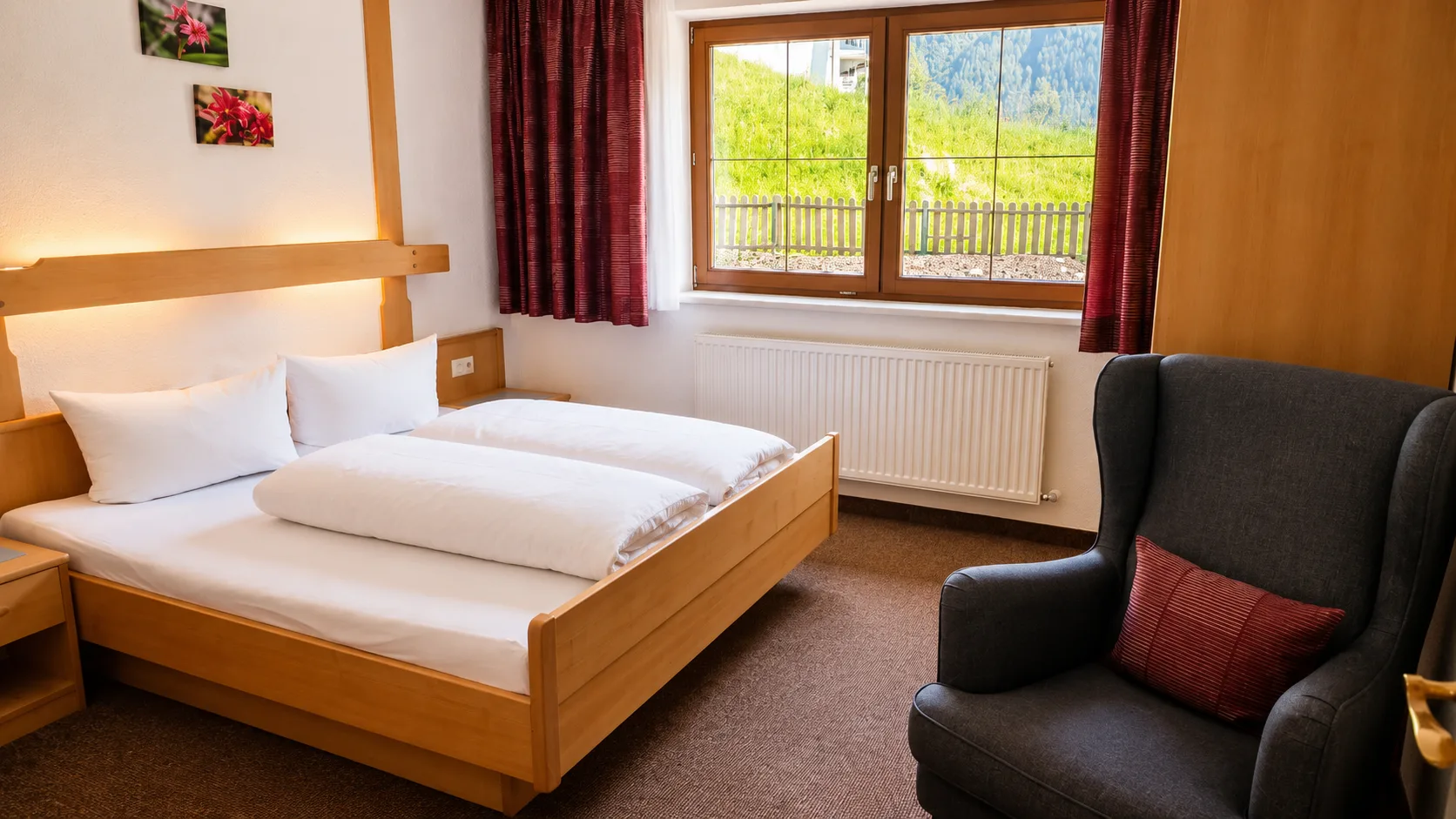 Schlafzimmer der Ferienwohnung Nr. 1