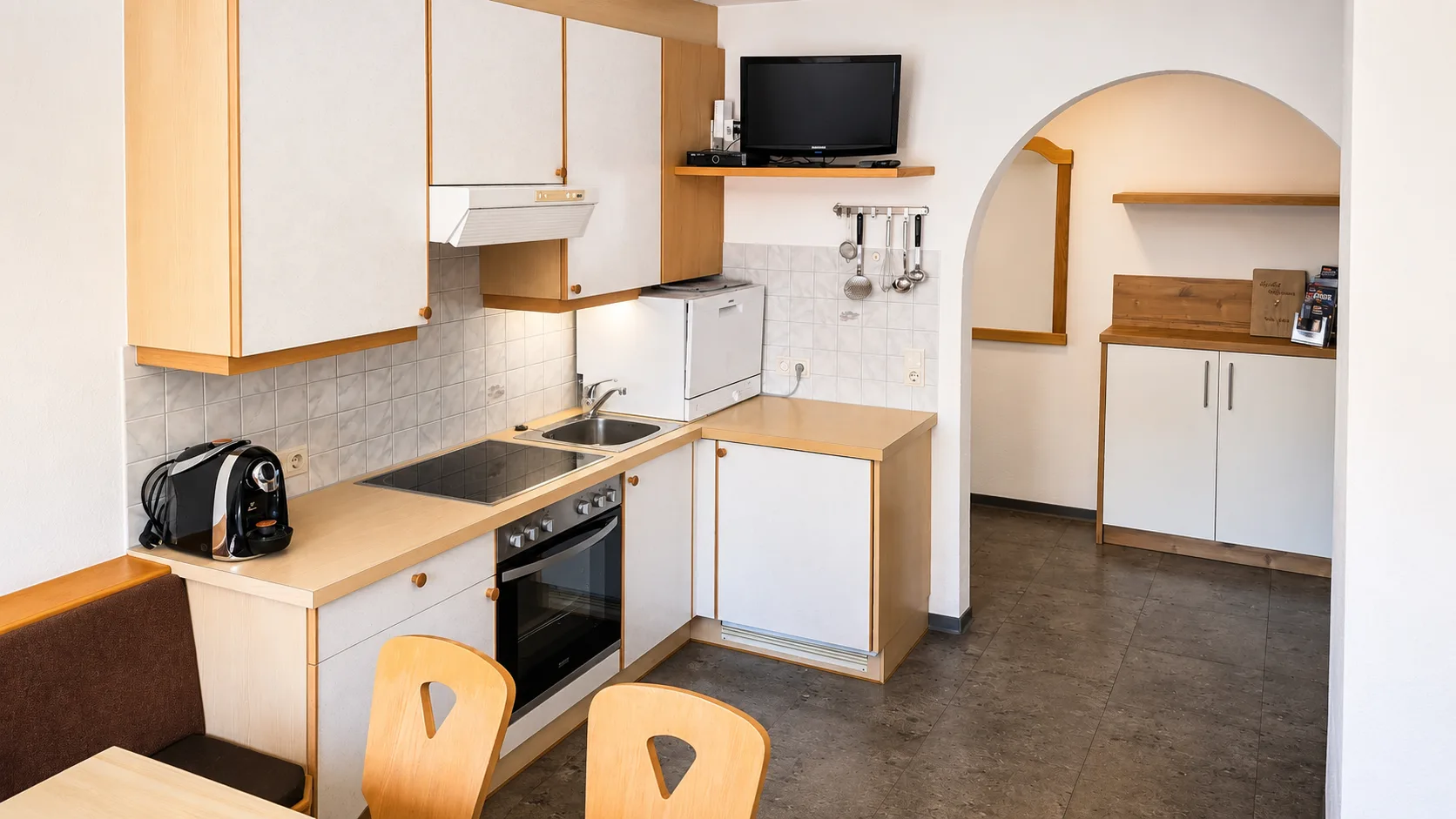 Küche der Ferienwohnung Nr. 1