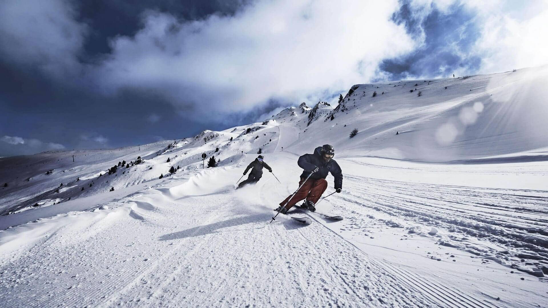Skifahren am Hochzeiger im Pitztal