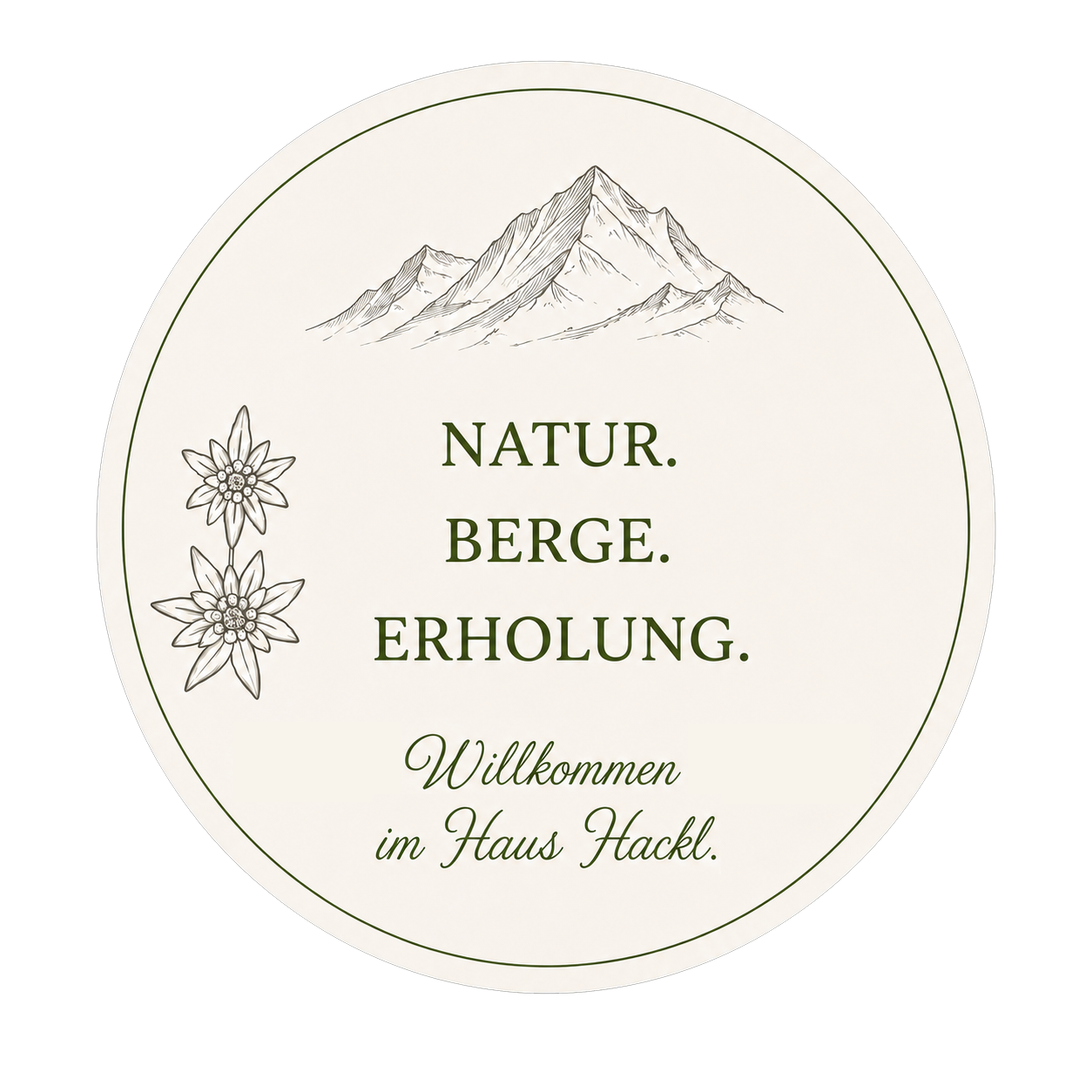 Natur. Berge. Erholung. Willkommen im Haus Hackl.