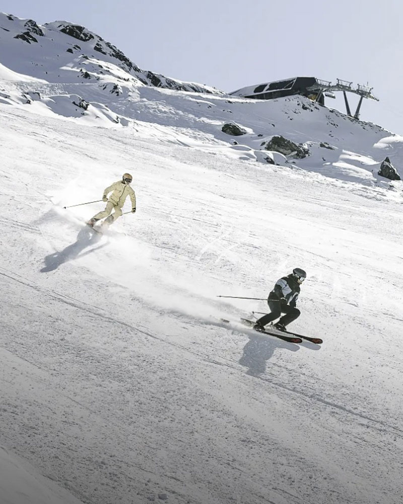 Skifahren im Skigebiet Hochzeiger
